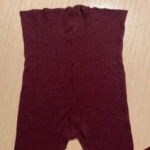 Dance leg warmers, Kd Dance - burgundy wine full length slouchy leg warmers.